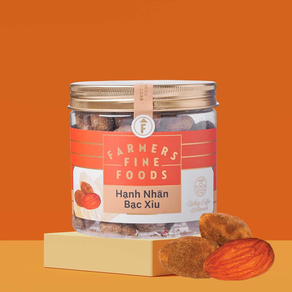 Hạnh nhân bạc xỉu Farmers Fine Foods 170 g