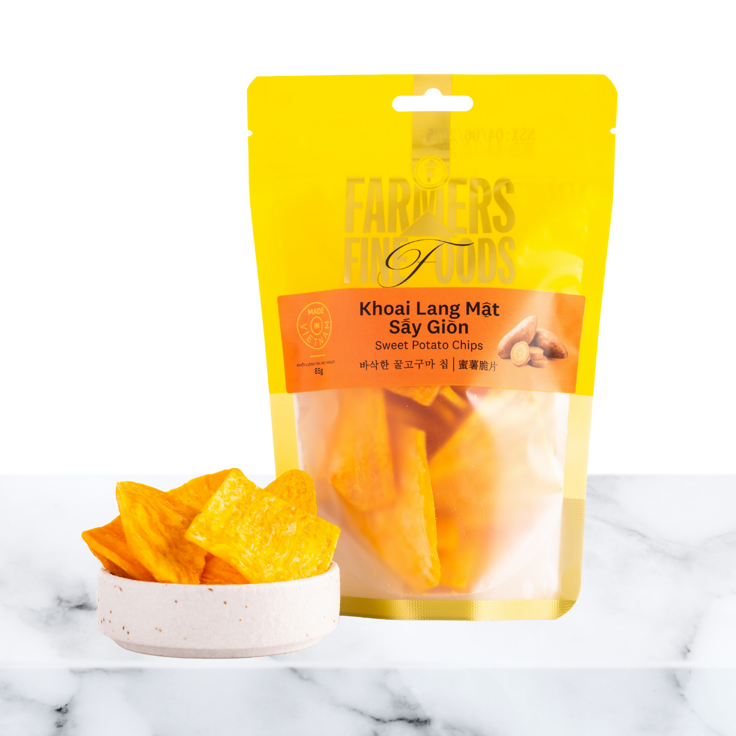 Khoai lang mật sấy giòn Farmers Fine Foods 85 g