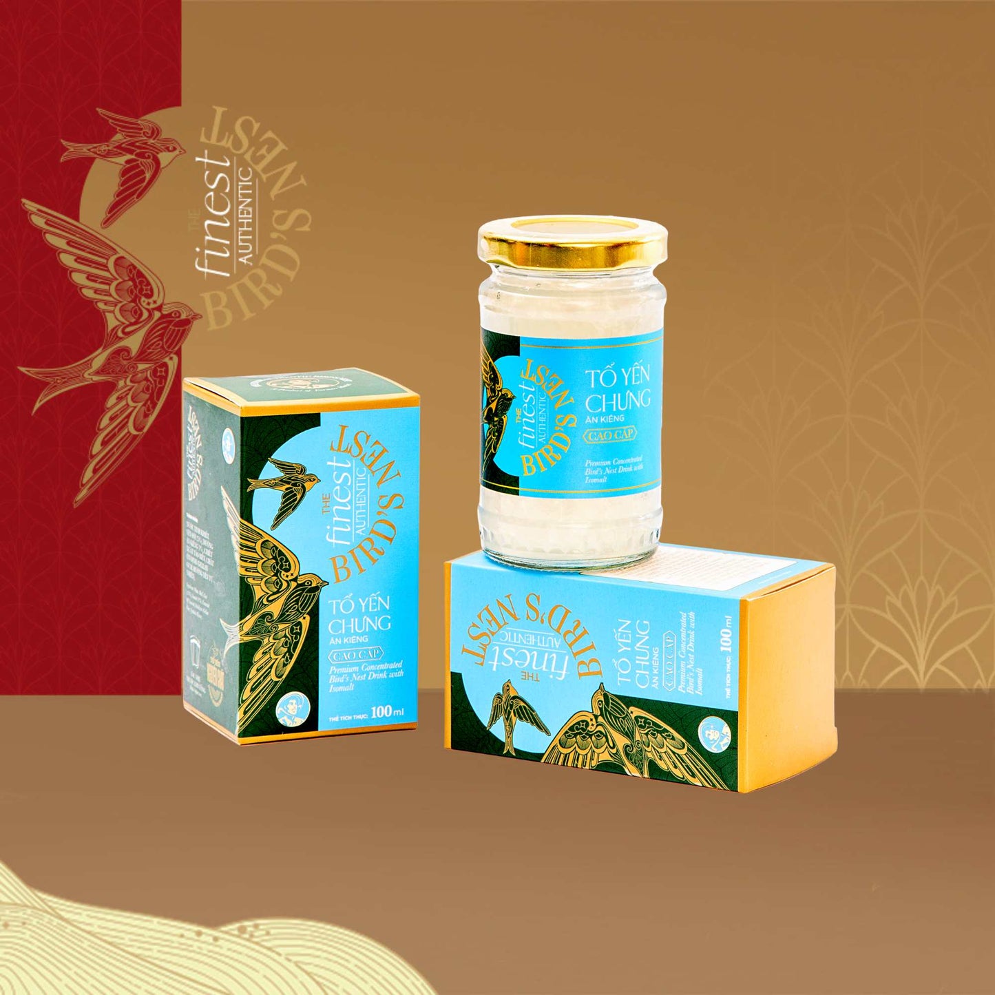Tổ yến chưng ăn kiêng The Finest Bird's Nest 600ML