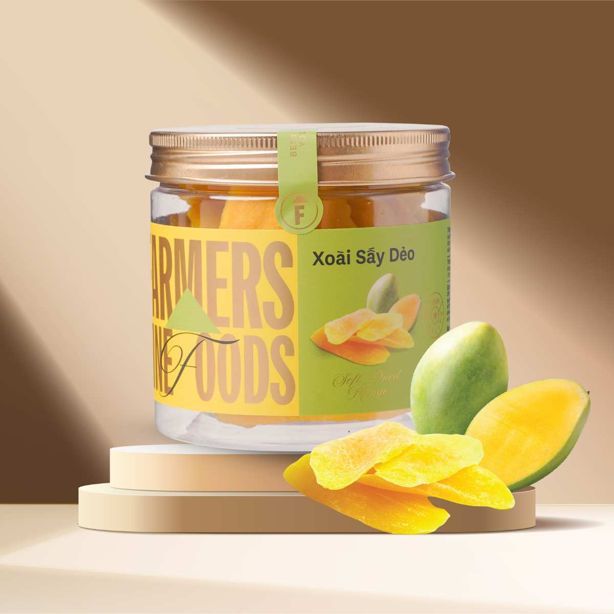 Xoài sấy dẻo Farmers Fine Foods 150 g/ Hũ
