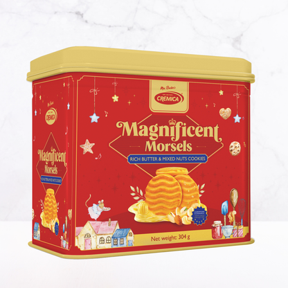 Bánh quy bơ và hạt dẻ Cremica Magnificient Morsels 304 g