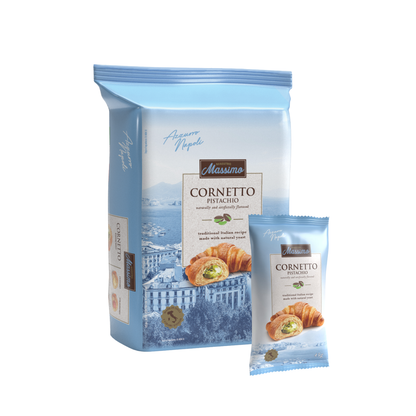 Bánh sừng trâu vị hạt dẻ cười Massimo 250 g