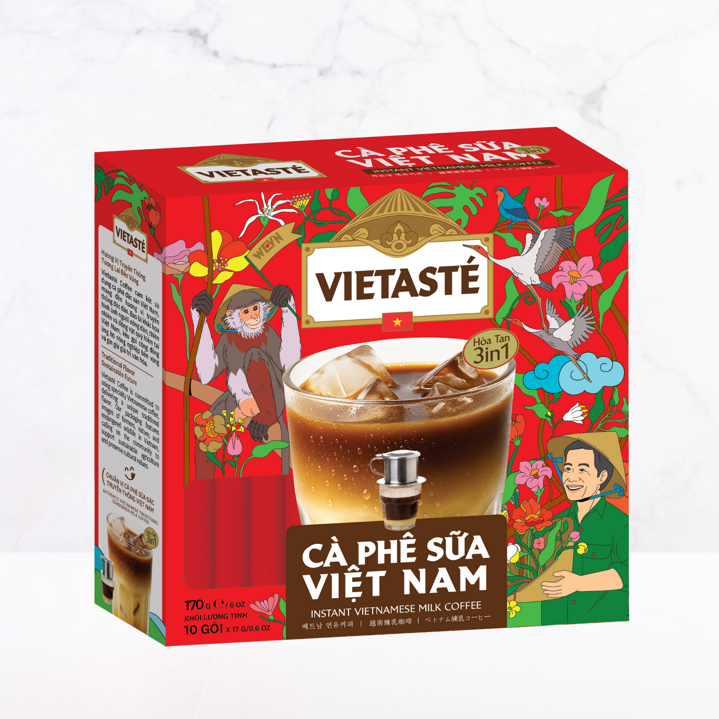 Cà phê sữa Việt Nam Vietasté 170G