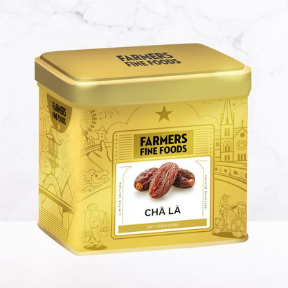 Chà là sấy dẻo Farmers Fine Foods 130 g (Hộp thiếc)