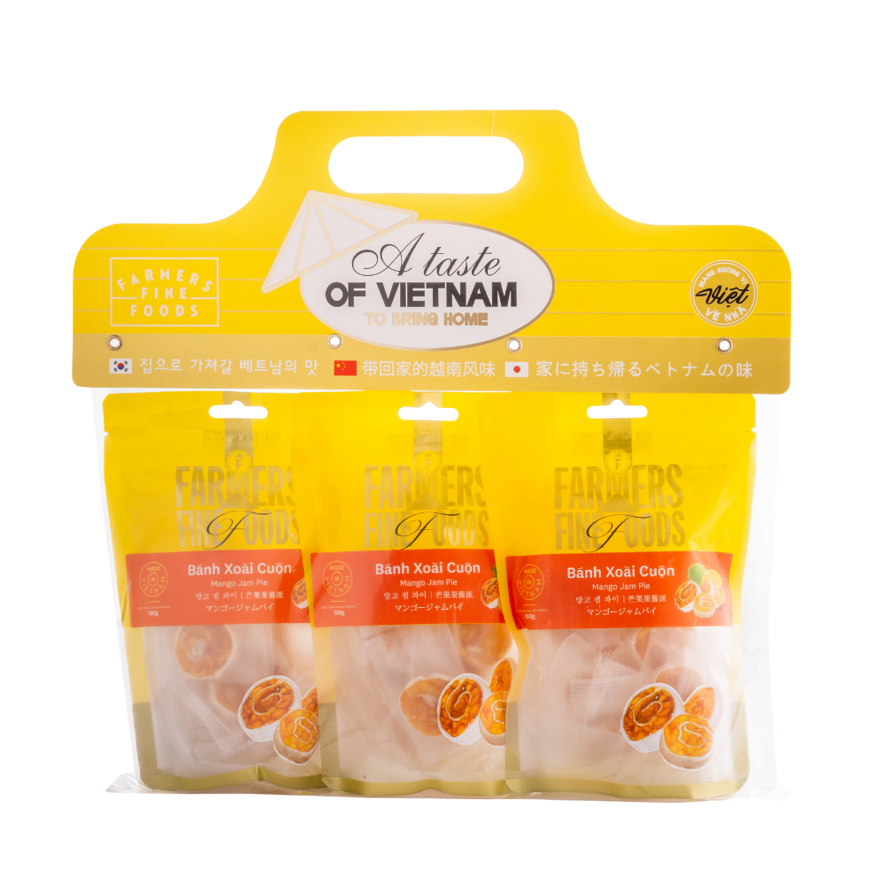 Combo 3 túi bánh xoài cuộn Farmers Fine Foods (100 g x 3)