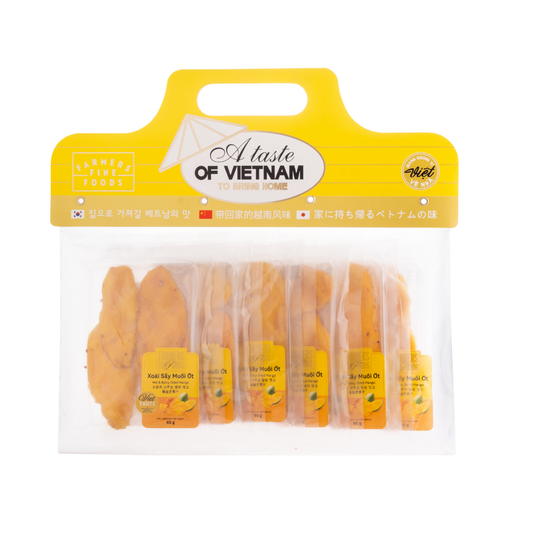 Combo 6 túi xoài sấy muối ớt Farmers Fine Foods (60 g x 6)