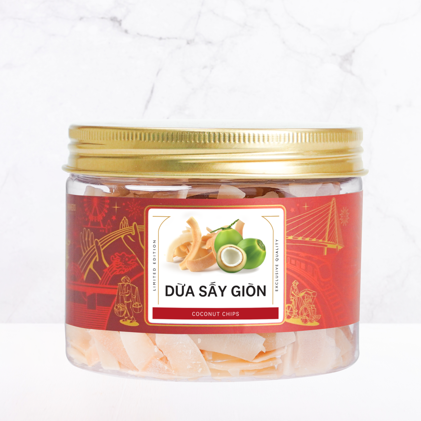 Dừa sấy giòn Farmers Fine Foods 50 g ( Hủ nhựa )