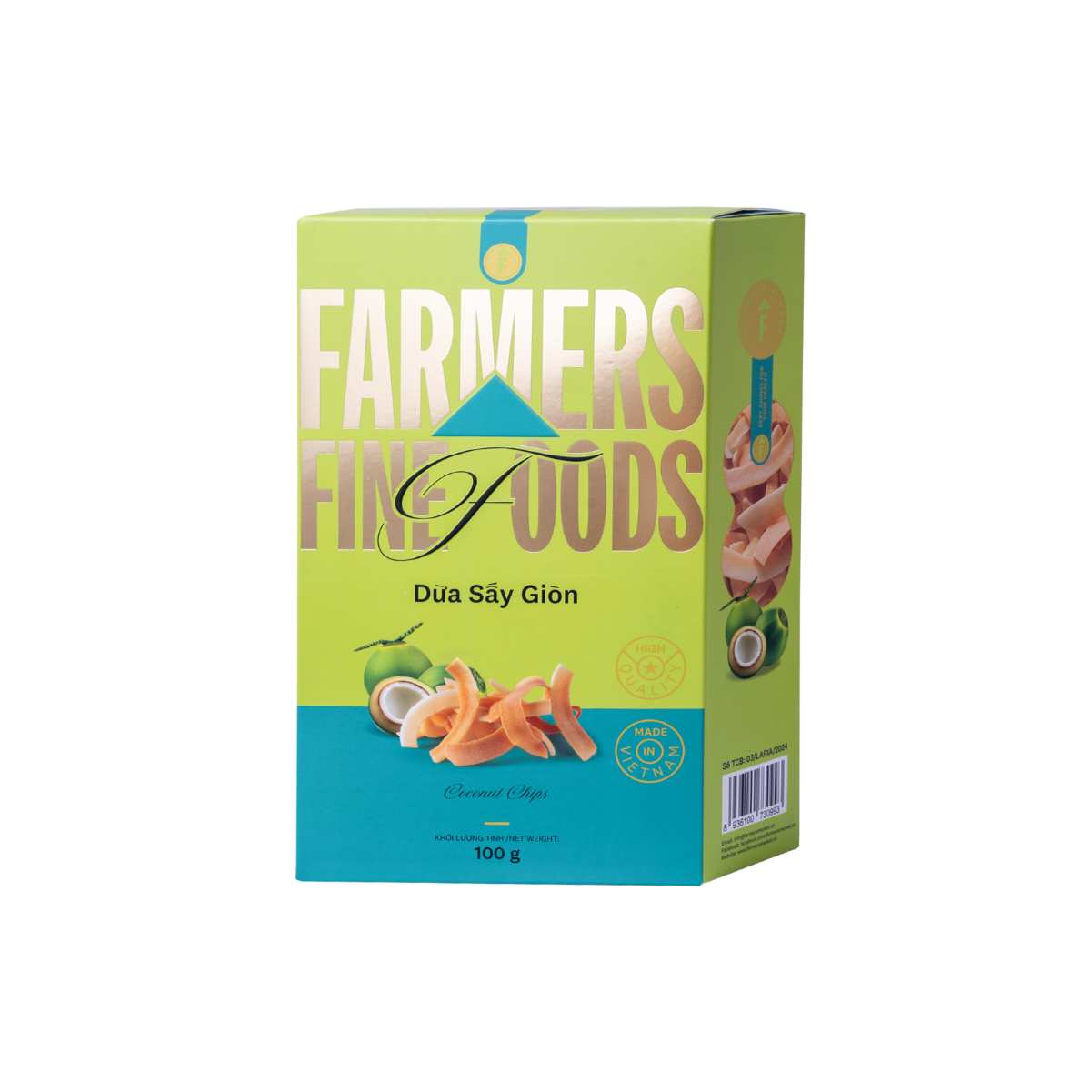 Dừa sấy giòn Farmers Fine Foods 100G