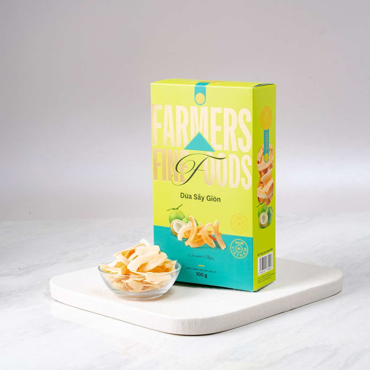 Dừa sấy giòn Farmers Fine Foods 100G
