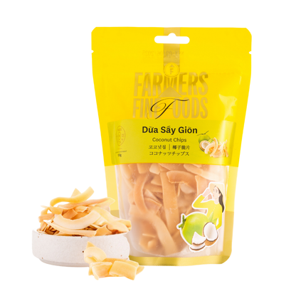 Dừa sấy giòn Farmers Fine Foods túi 100 g