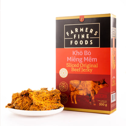 Khô bò miếng mềm Farmers Fine Foods 200G