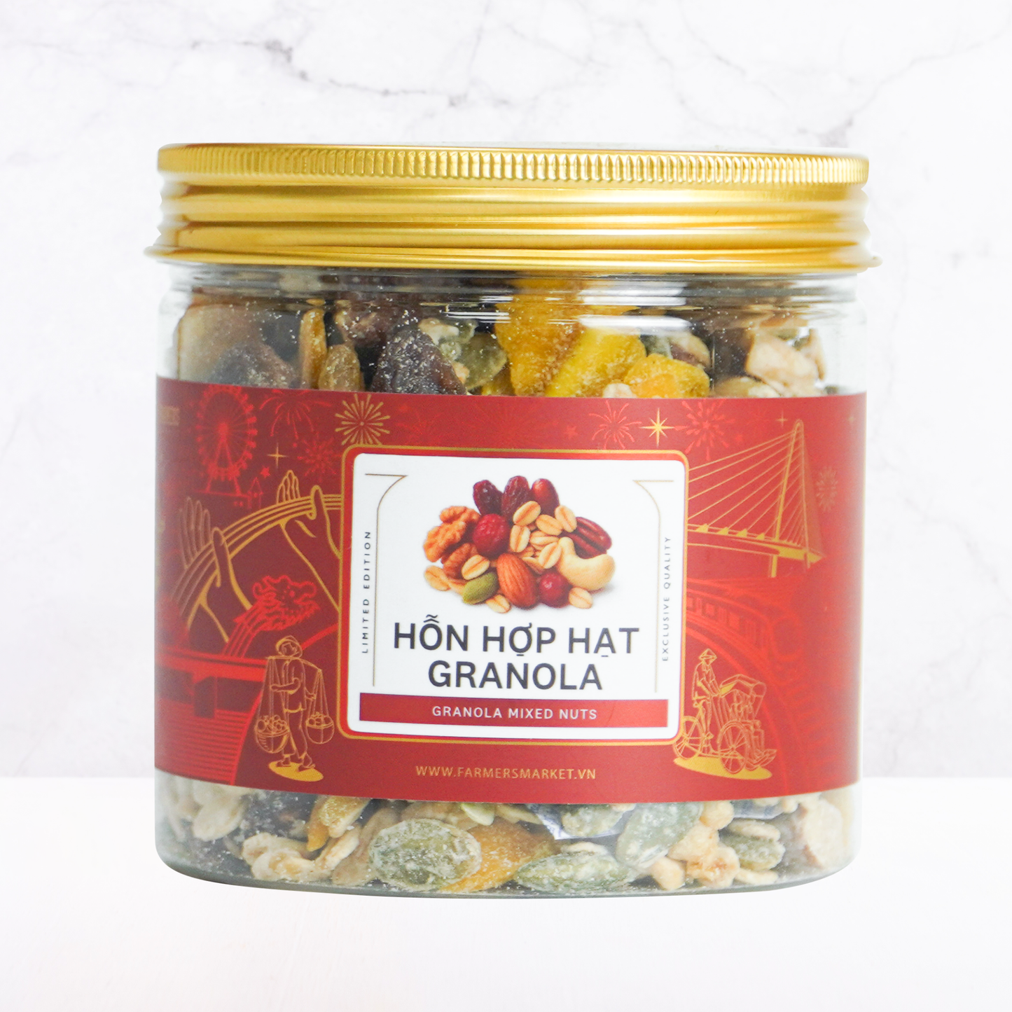 Hỗn hợp hạt Granola Farmers Fine Foods 180 g ( Hủ nhựa )