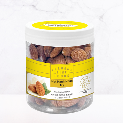 Hạnh nhân mỹ Farmers Fine Foods 140 g ( Hủ nhựa )