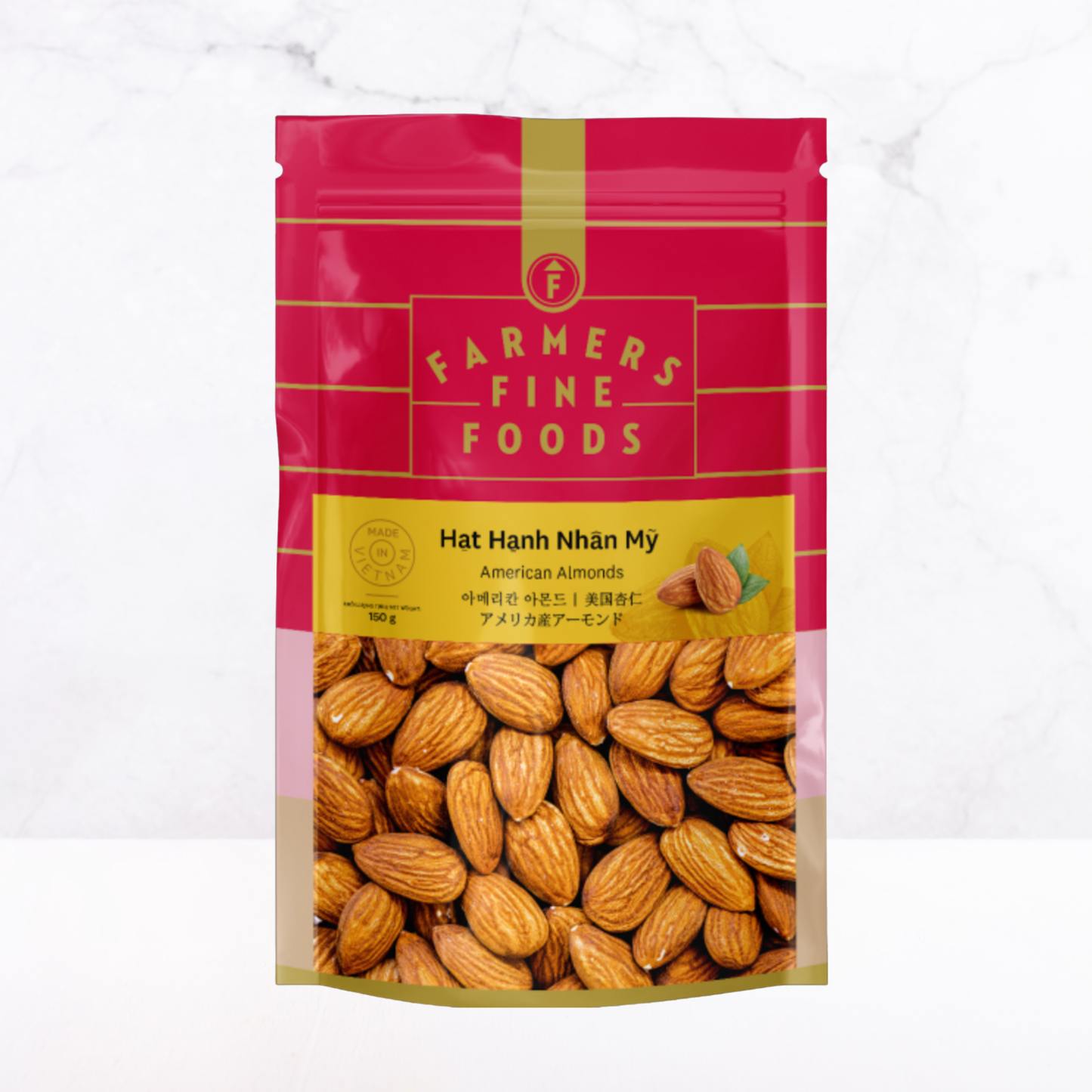 Hạnh nhân mỹ Farmers Fine Foods 150 g ( Túi )