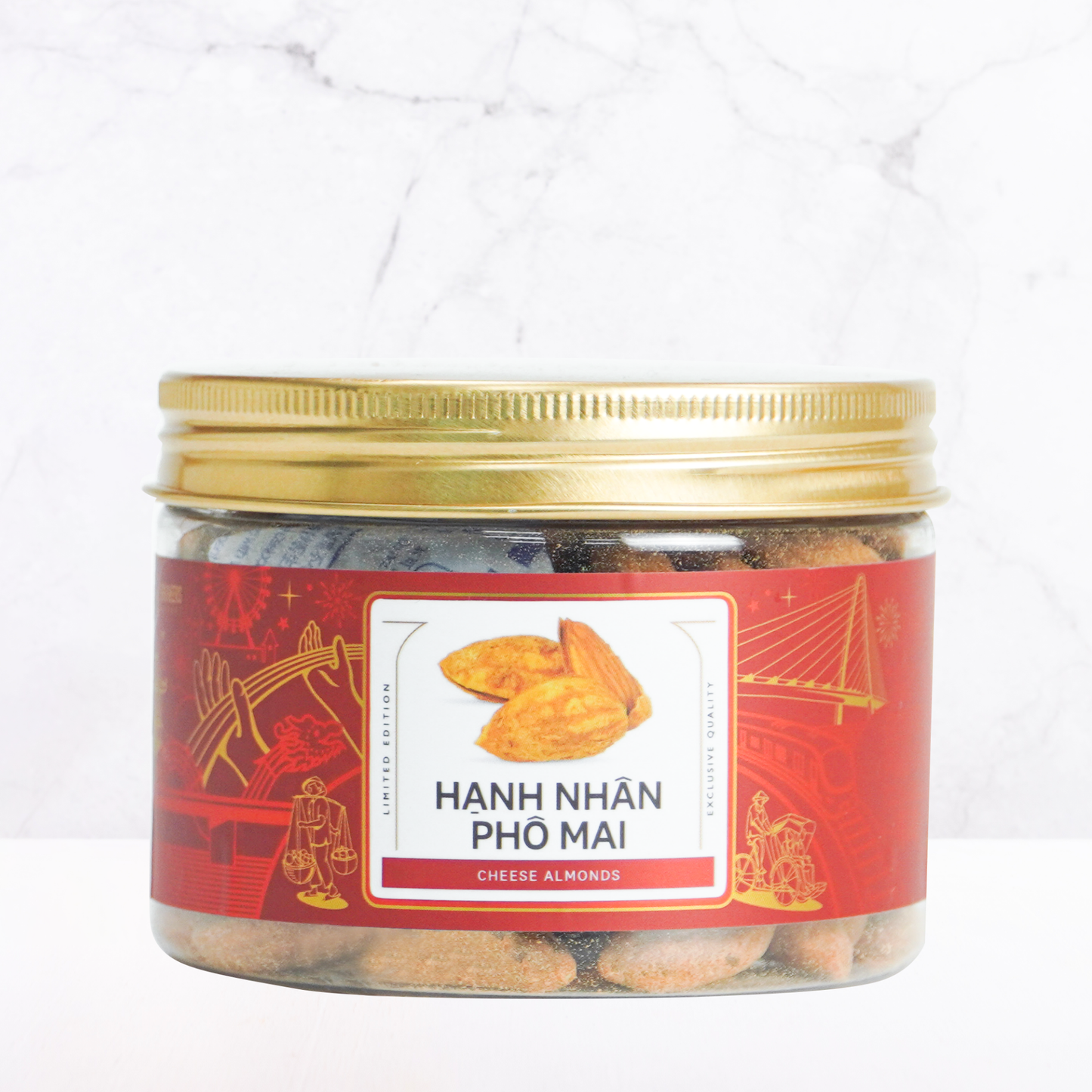 Hạnh nhân phô mai Farmers Fine Foods 140 g ( Hủ nhựa )