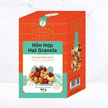 Hỗn hợp hạt Granola Farmers Fine Foods 160 g (Hộp giấy)