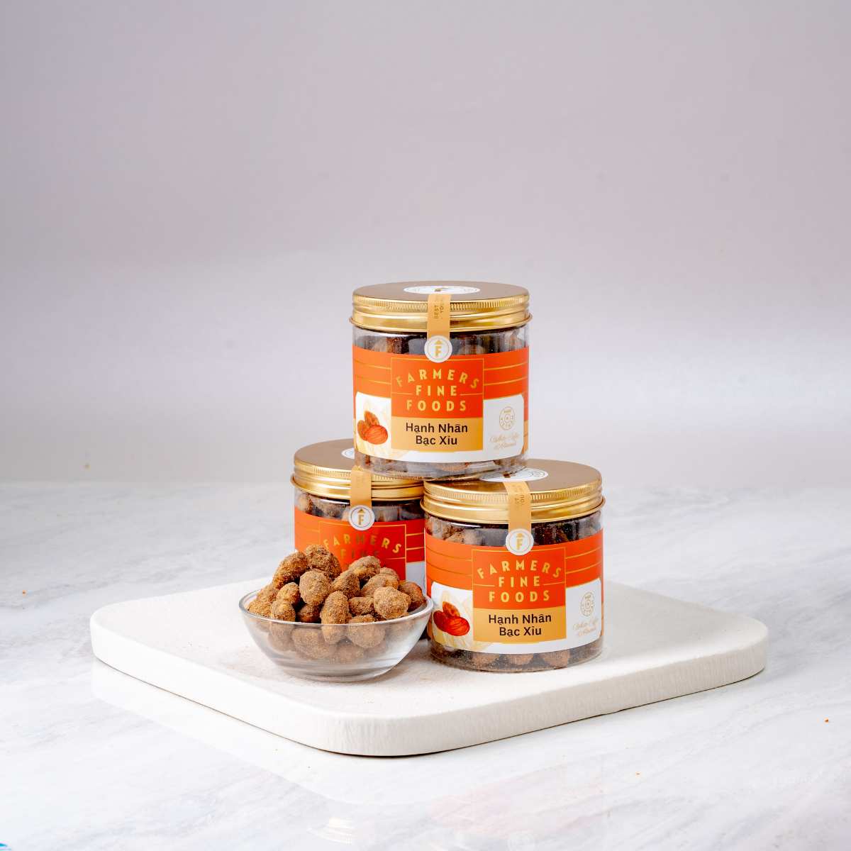 Hạnh nhân bạc xỉu Farmers Fine Foods 170 g