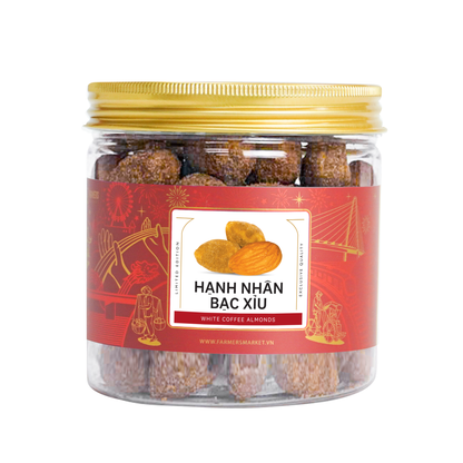 Hạnh nhân bạc xỉu Farmers Fine Foods 170 g ( Hủ nhựa )