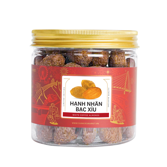 Hạnh nhân bạc xỉu Farmers Fine Foods 170 g ( Hủ nhựa )