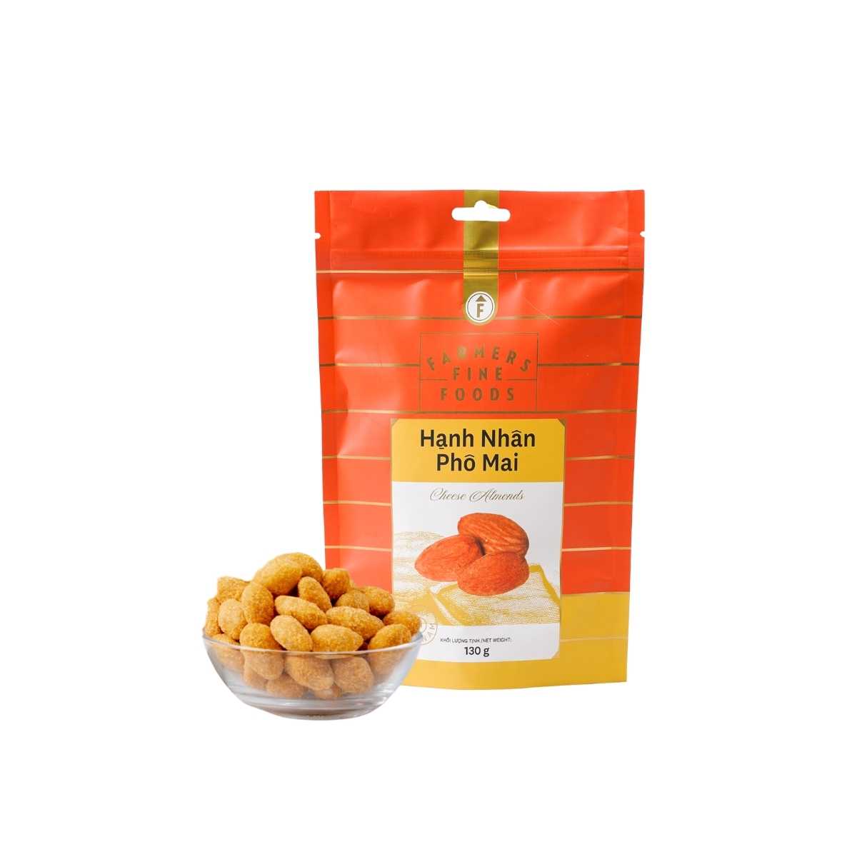 Hạnh nhân phô mai Farmers Fine Foods 130 g