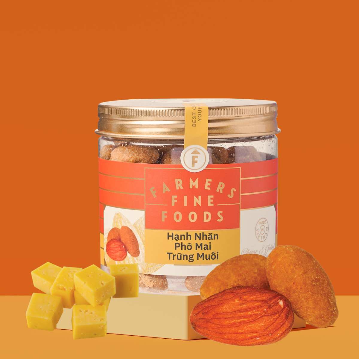 Hạnh nhân phô mai Farmers Fine Foods 170 g