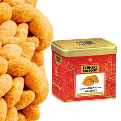 Hạnh nhân phô mai trứng muối Farmers Fine Foods 85 g (Hộp thiếc)