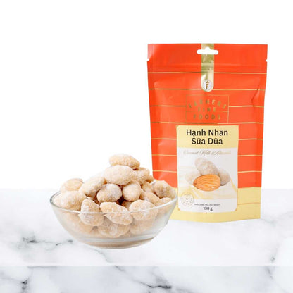 Hạnh nhân sữa dừa Farmers Fine Foods 130 g