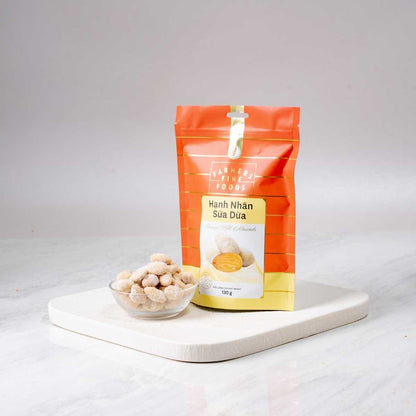 Hạnh nhân sữa dừa Farmers Fine Foods 130 g