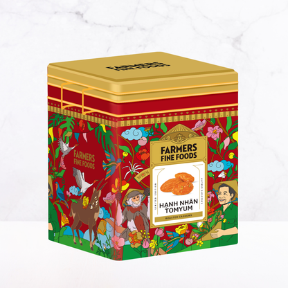 Hạnh nhân tomyum Farmers Fine Foods 120 g (Hộp thiếc)