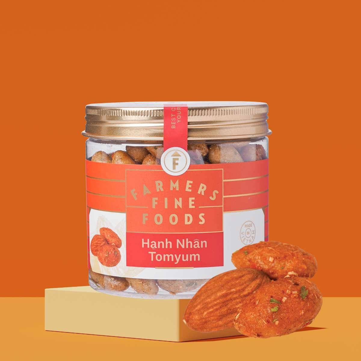 Hạnh nhân tomyum Farmers Fine Foods 170 g