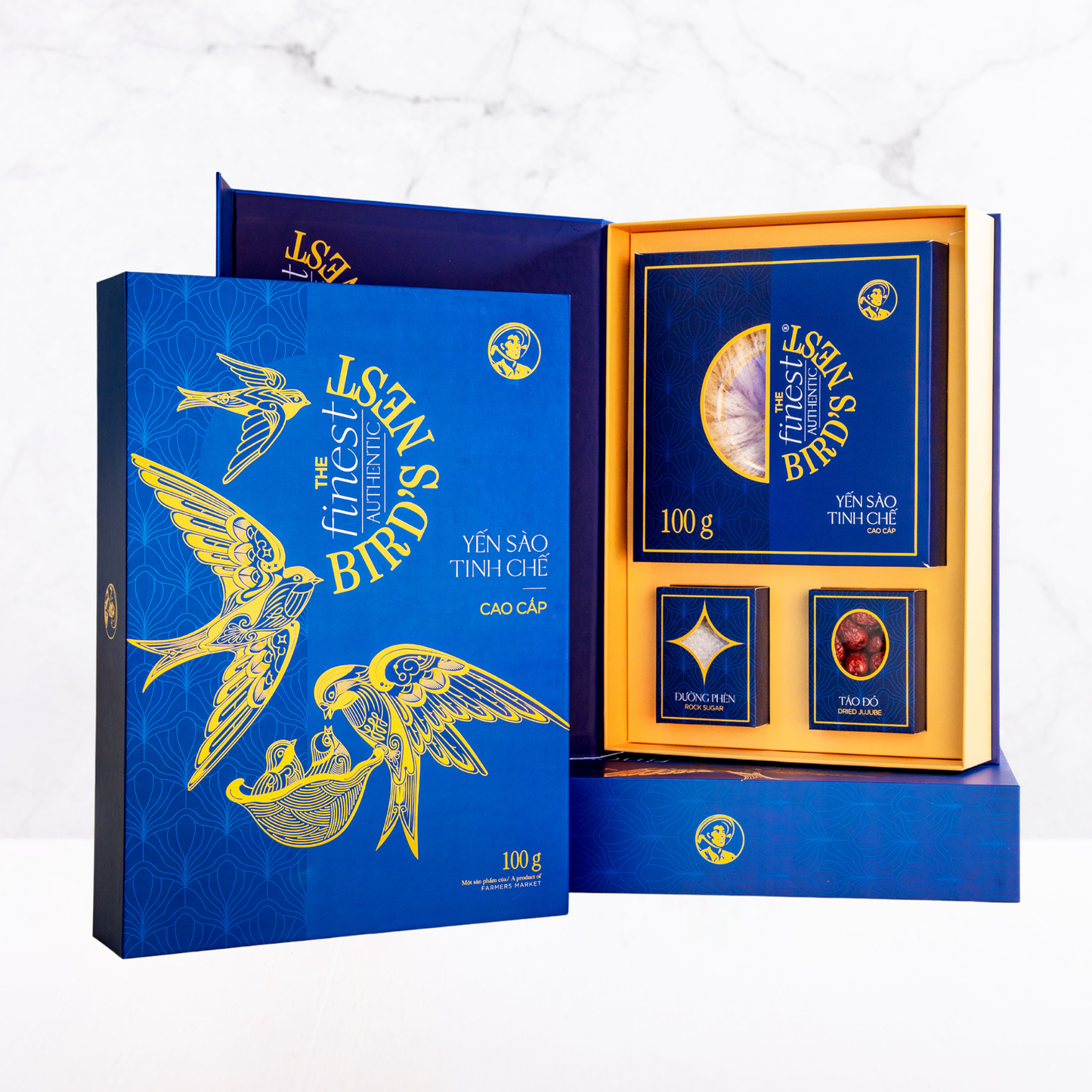 Hộp quà tặng Premium Tổ yến cao cấp The Finest Bird's Nest 100 g
