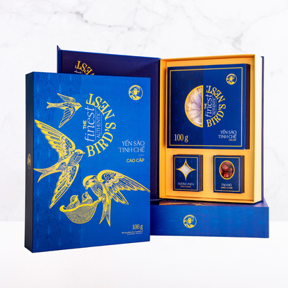Hộp quà tặng Premium Tổ yến cao cấp The Finest Bird's Nest 100 g