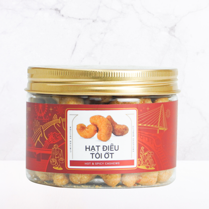 Hạt điều tỏi ớt Farmers Fine Foods 140 g ( Hủ nhựa )
