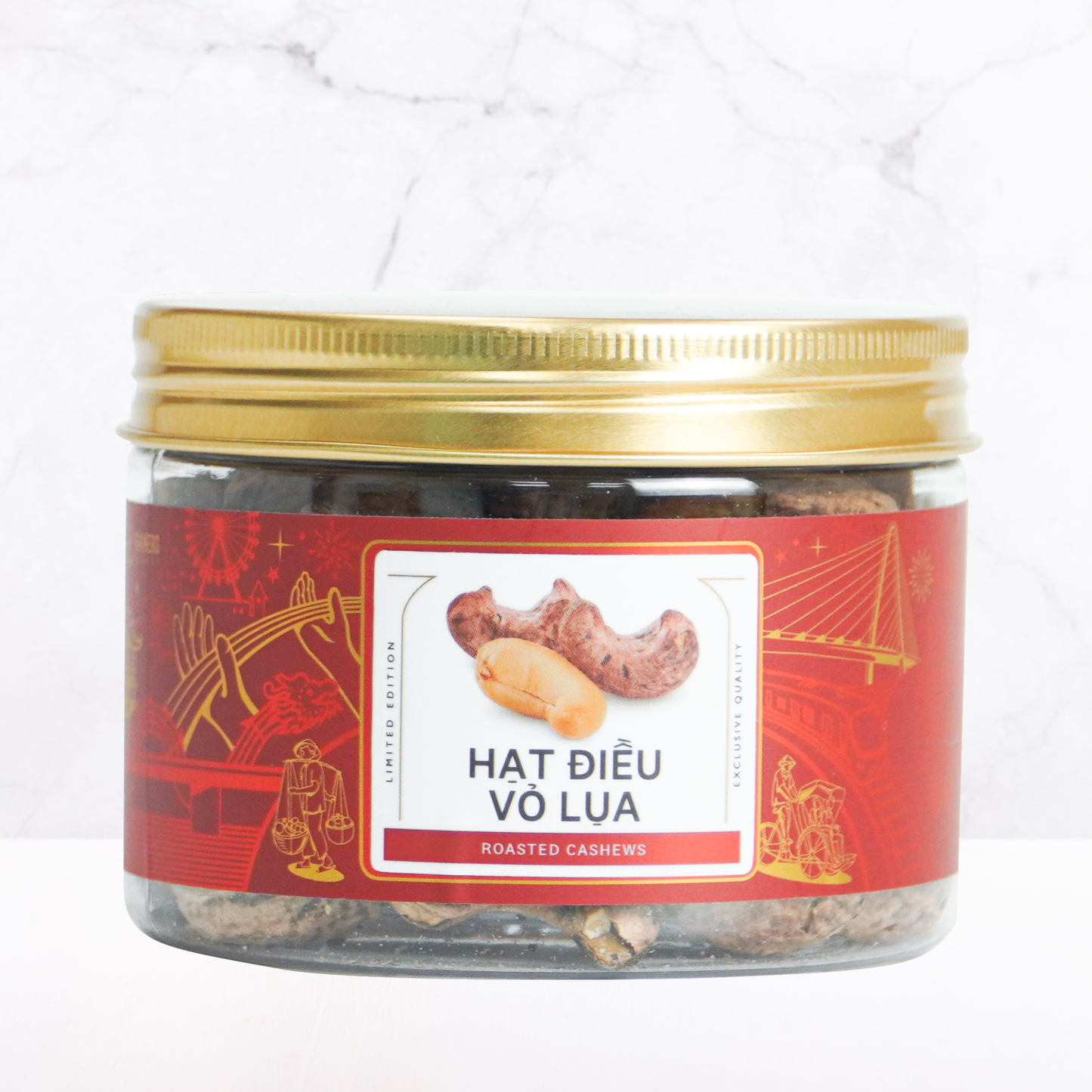 Hạt điều vỏ lụa Farmers Fine Foods 120 g ( Hủ nhựa )