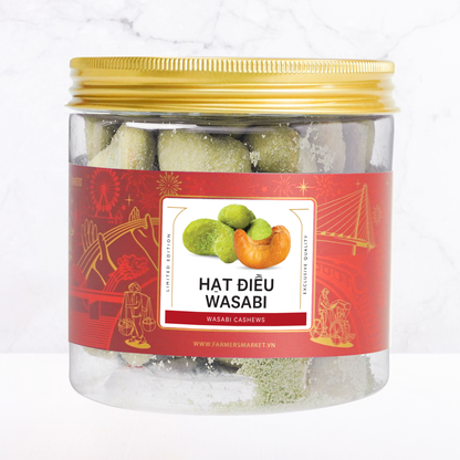 Hạt điều wasabi Farmers Fine Foods 170 g ( Hủ nhựa )