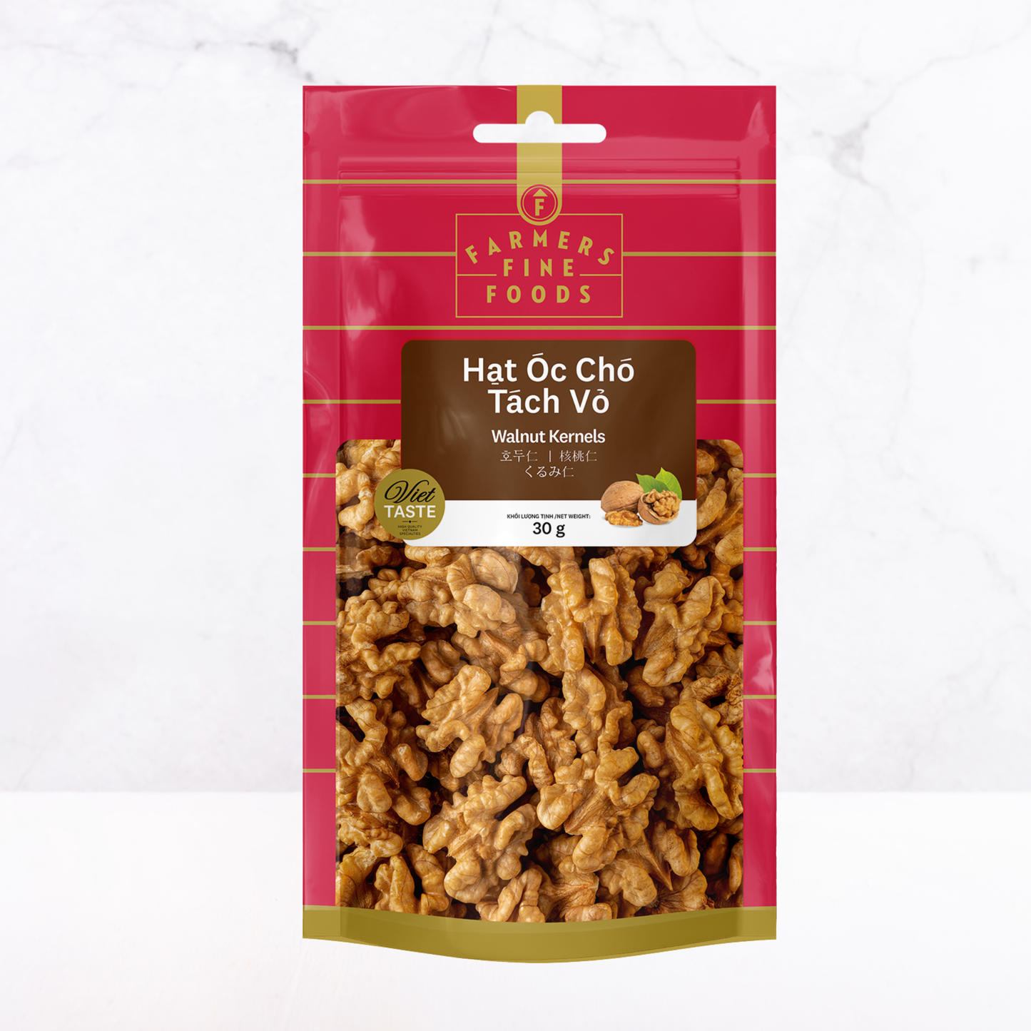 Hạt óc chó tách vỏ Farmers Fine Foods 30 g ( Túi )