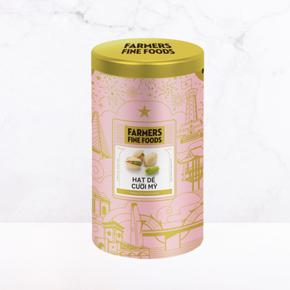 Hạt dẻ cười mỹ Farmers Fine Foods 160 g (Hộp thiếc)