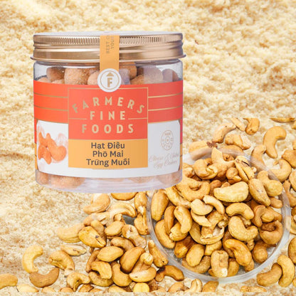 Hạt điều phô mai trứng muối Farmers Fine Foods 170 g