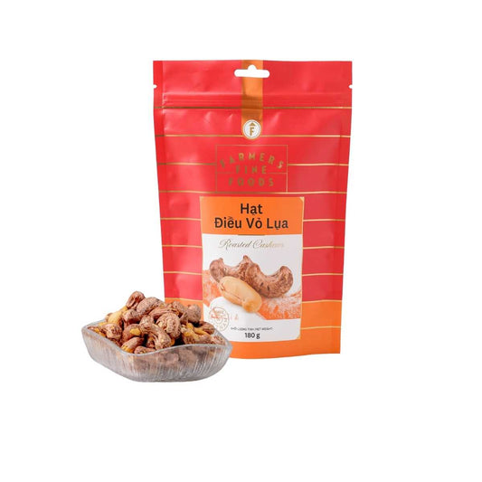 Hạt điều vỏ lụa Farmers Fine Foods 180G/Túi