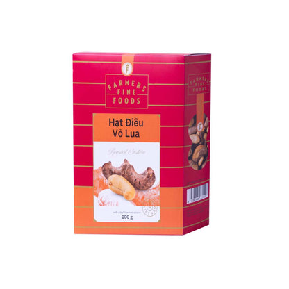 Hạt điều vỏ lụa Farmers Fine Foods 180G