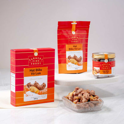 Hạt điều vỏ lụa Farmers Fine Foods 180G