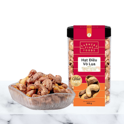 Hạt điều vỏ lụa Farmers Fine Foods 400 g