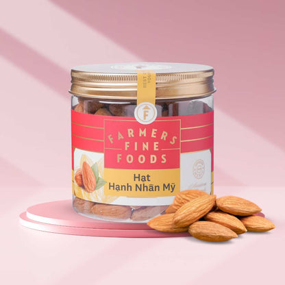 Hạt hạnh nhân mỹ Farmers Fine Foods 200G (Hũ)