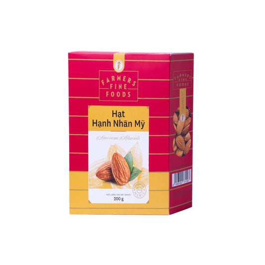 Hạt hạnh nhân mỹ Farmers Fine Foods 200G