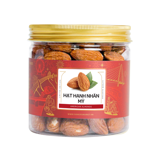 Hạt hạnh nhân mỹ Farmers Fine Foods 200 g ( Hủ nhựa )