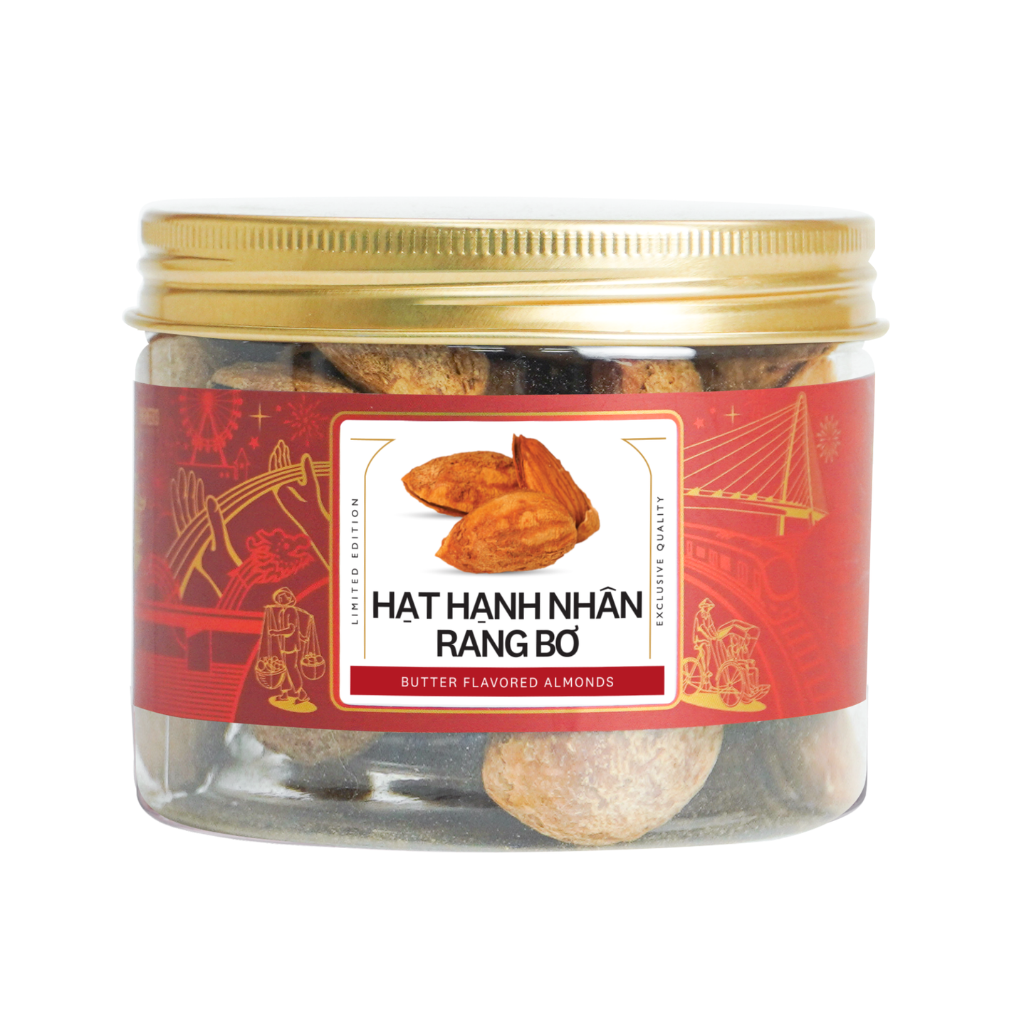 Hạt hạnh nhân rang bơ Farmers Fine Foods 100 g ( Hủ nhựa )