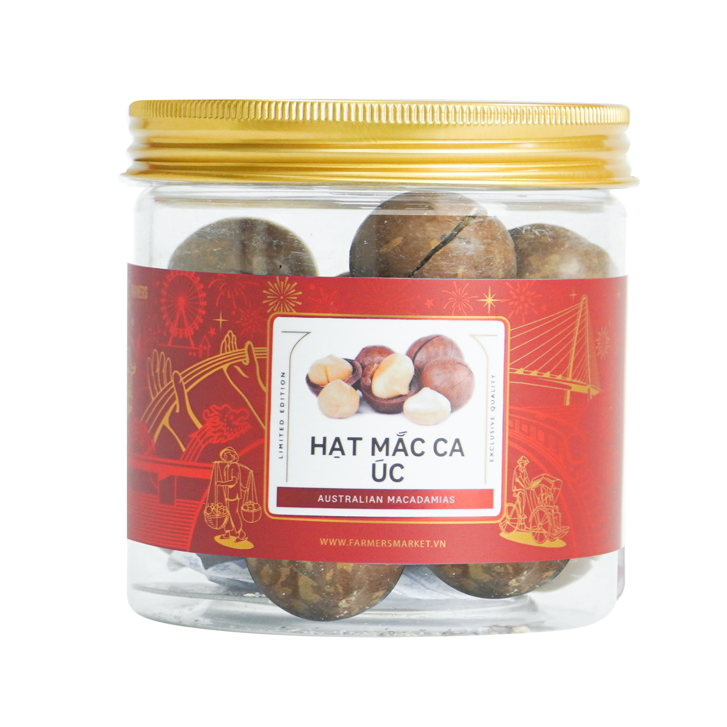 Hạt mắc ca úc Farmers Fine Foods 170 g ( Hủ nhựa )