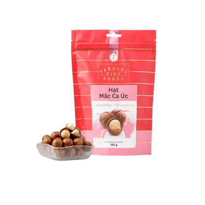Hạt mắc ca úc Farmers Fine Foods 180 g