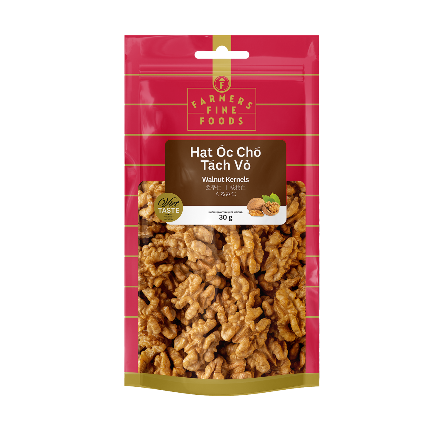 Hạt óc chó tách vỏ Farmers Fine Foods 30 g ( Túi )