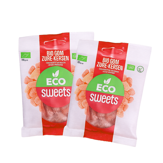 Kẹo dẻo hữu cơ vị cherry chua ECO Sweets 75 g